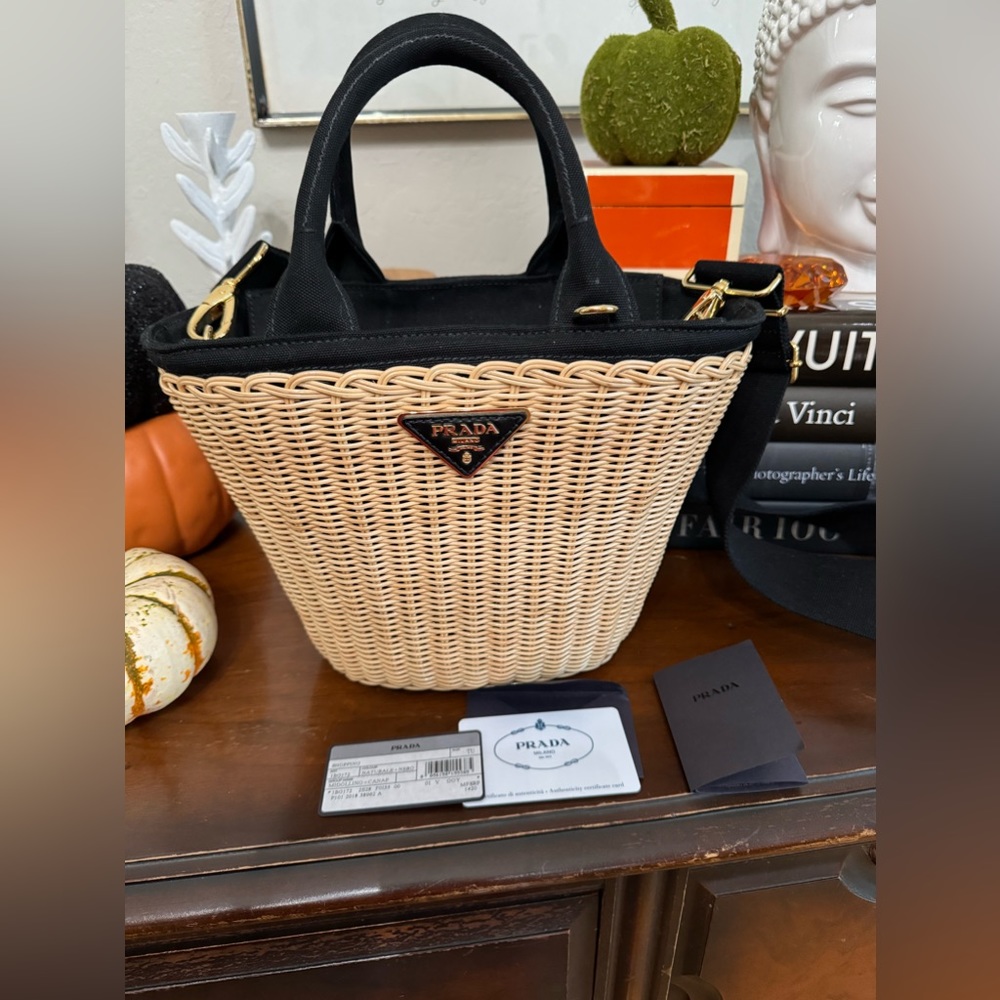 Prada basket purse
